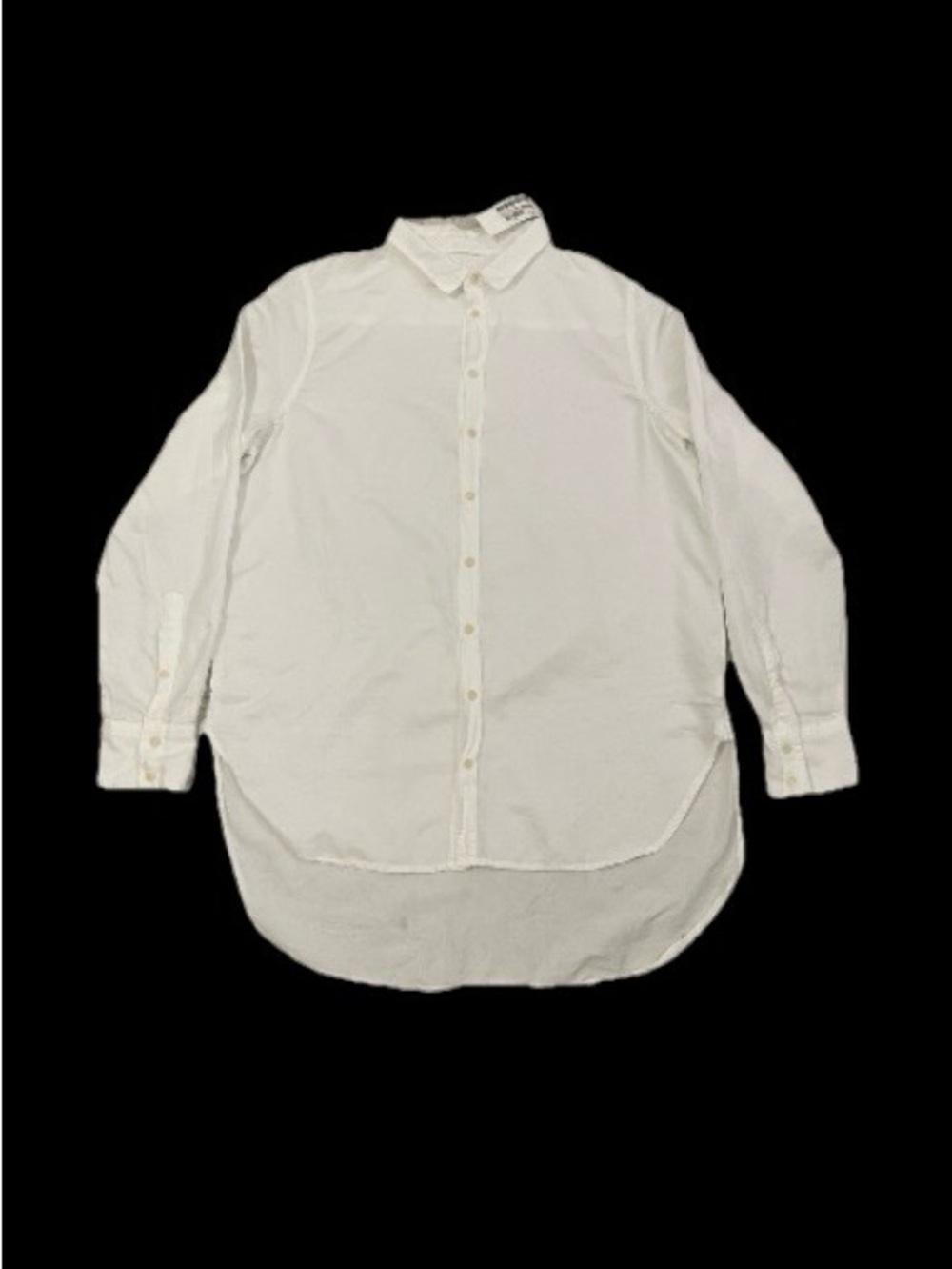 CP Shades White Button-Down Shirt Silk/Cotton Blend NEW